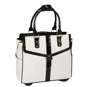 The STARLET Rolling Briefcase for Women - Laptop Bag | Travel or Work Tote Bag